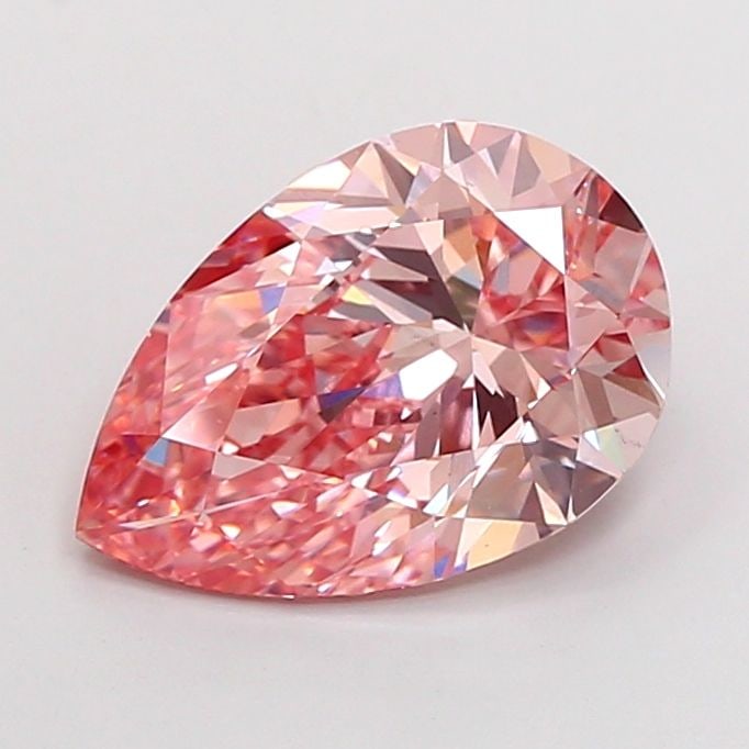 Loose Diamond - PEAR 4.0ct Fancy Vivid Pink VS1: Loose Diamond - PEAR 4.0ct Fancy Vivid Pink VS1 Source: This is a real non-mined Diamond that has been grown in a lab Shape: PEAR Carats: 4.0 Color: Fancy Vivid Pink Certification: IGI Video:
