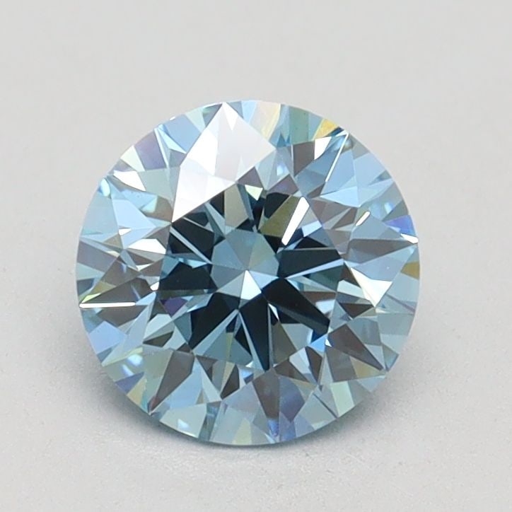 Loose Diamond - ROUND 1.09ct Fancy Vivid Blue VS1: Loose Diamond - ROUND 1.09ct Fancy Vivid Blue VS1 Source: This is a real non-mined Diamond that has been grown in a lab Shape: ROUND Carats: 1.09 Color: Fancy Vivid Blue Certification: IGI Video: