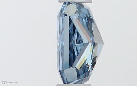 Loose Diamond - RADIANT 0.47ct Fancy Vivid Blue SI1: Loose Diamond - RADIANT 0.47ct Fancy Vivid Blue SI1 Source: This is a real non-mined Diamond that has been grown in a lab Shape: RADIANT Carats: 0.47 Color: Fancy Vivid Blue Certification: IGI Video: