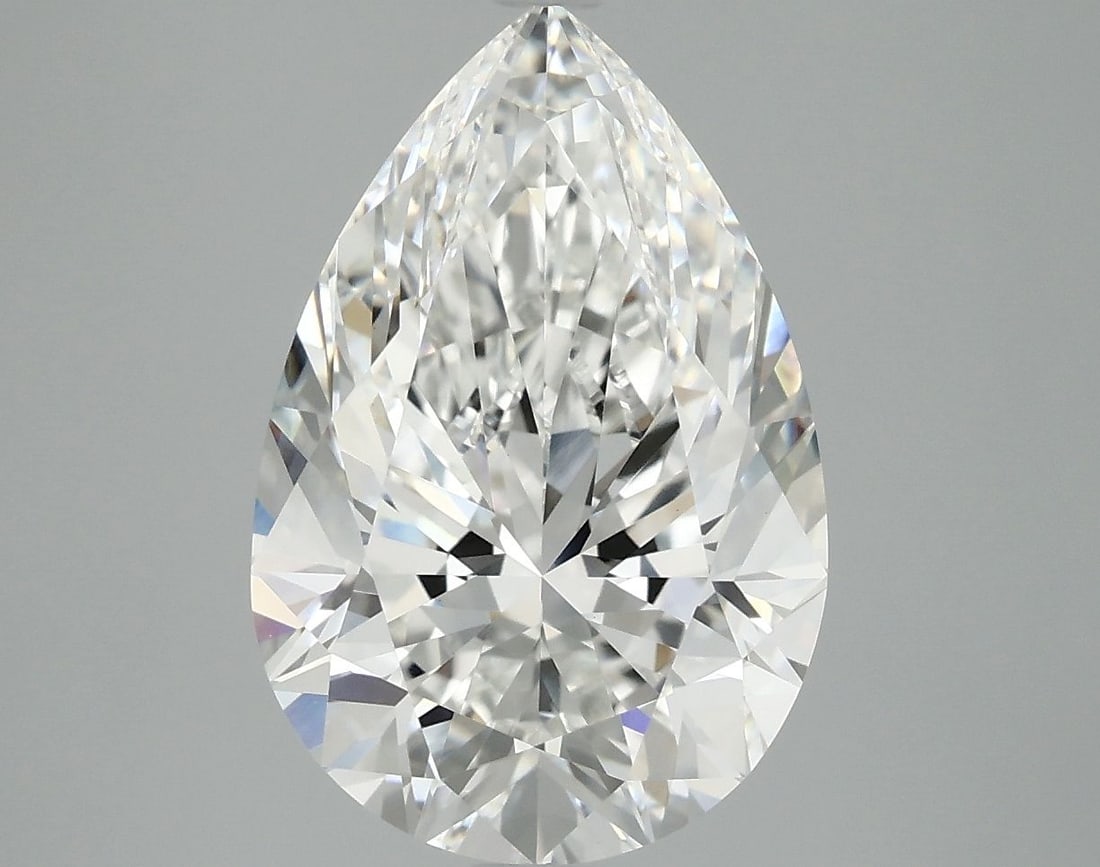 Loose Diamond - PEAR 5.03ct F VVS2: Loose Diamond - PEAR 5.03ct F VVS2 Source: This is a real non-mined Diamond that has been grown in a lab Shape: PEAR Carats: 5.03 Color: F Clarity: VVS2 Certification: IGI Video: