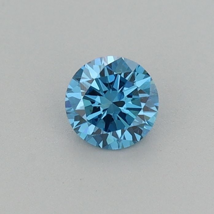 Loose Diamond - ROUND 0.26ct Fancy Vivid Blue VVS2: Loose Diamond - ROUND 0.26ct Fancy Vivid Blue VVS2 Source: This is a real non-mined Diamond that has been grown in a lab Shape: ROUND Carats: 0.26 Color: Fancy Vivid Blue Certification: IGI The Diamon