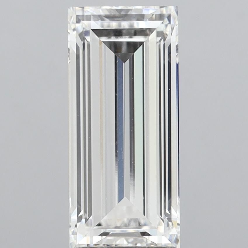 Loose Diamond - BAGUETTE 3.08ct E VVS1: Loose Diamond - BAGUETTE 3.08ct E VVS1 Source: This is a real non-mined Diamond that has been grown in a lab Shape: BAGUETTE Carats: 3.08 Color: E Clarity: VVS1 Certification: IGI Video:
