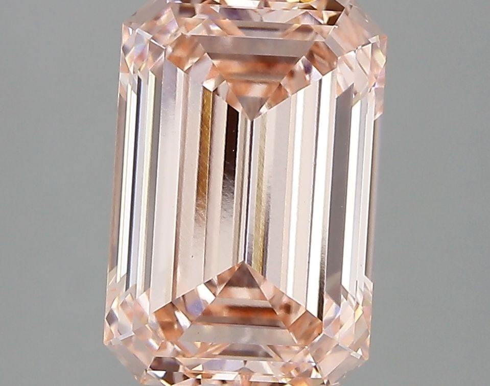 Loose Diamond - EMERALD 3.87ct Fancy Intense Pink VVS2: Loose Diamond - EMERALD 3.87ct Fancy Intense Pink VVS2 Source: This is a real non-mined Diamond that has been grown in a lab Shape: EMERALD Carats: 3.87 Color: Fancy Intense Pink Certification: IGI Vi