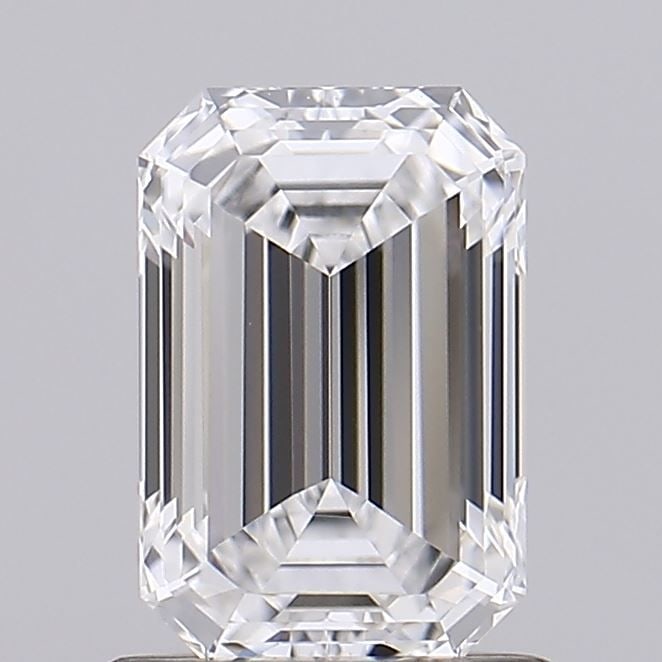 Loose Diamond - EMERALD 1.01ct D VVS1: Loose Diamond - EMERALD 1.01ct D VVS1 Source: This is a real non-mined Diamond that has been grown in a lab Shape: EMERALD Carats: 1.01 Color: D Clarity: VVS1 Certification: IGI Video:
