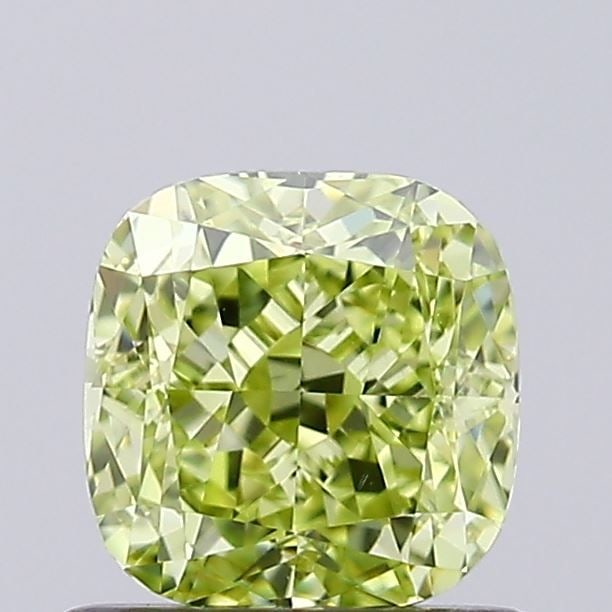 Loose Diamond - CUSHION MODIFIED 0.86ct Fancy Light Yellow VS1: Loose Diamond - CUSHION MODIFIED 0.86ct Fancy Light Yellow VS1 Source: This is a real non-mined Diamond that has been grown in a lab Shape: CUSHION MODIFIED Carats: 0.86 Color: Fancy Light Yellow Cert