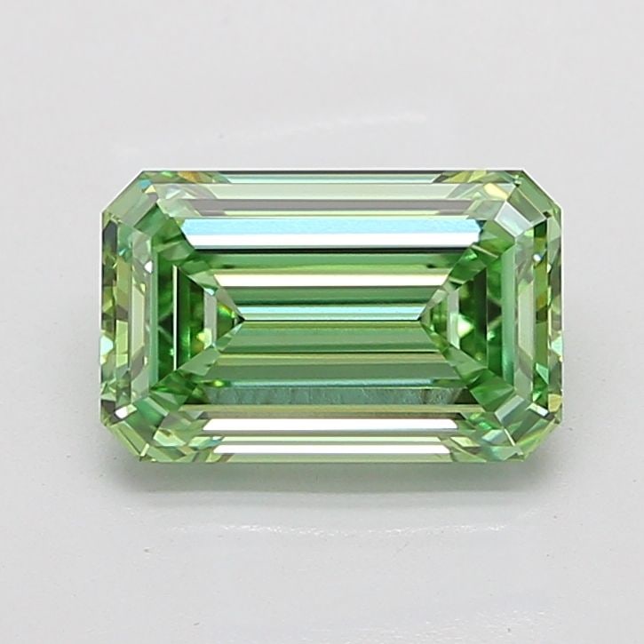 Loose Diamond - EMERALD 4.02ct Fancy Vivid Green VVS2: Loose Diamond - EMERALD 4.02ct Fancy Vivid Green VVS2 Source: This is a real non-mined Diamond that has been grown in a lab Shape: EMERALD Carats: 4.02 Color: Fancy Vivid Green Certification: IGI Vide