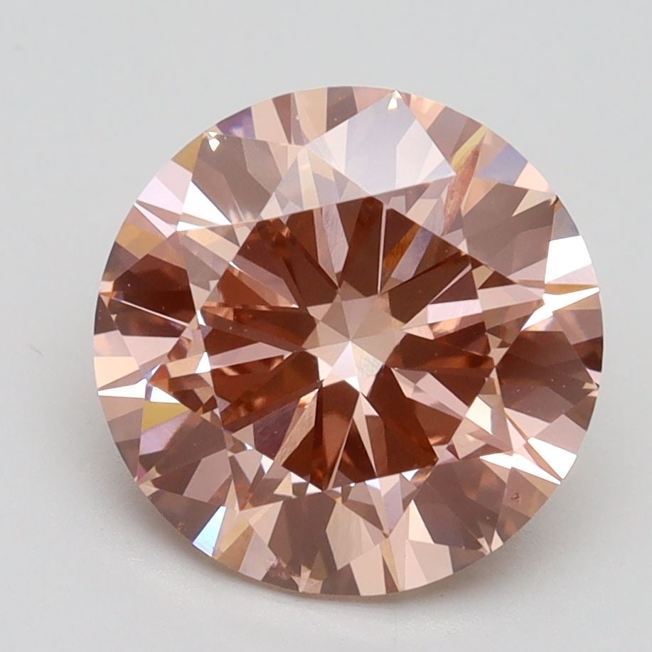Loose Diamond - ROUND 3.04ct Fancy Intense Pink SI1: Loose Diamond - ROUND 3.04ct Fancy Intense Pink SI1 Source: This is a real non-mined Diamond that has been grown in a lab Shape: ROUND Carats: 3.04 Color: Fancy Intense Pink Certification: IGI Video:
