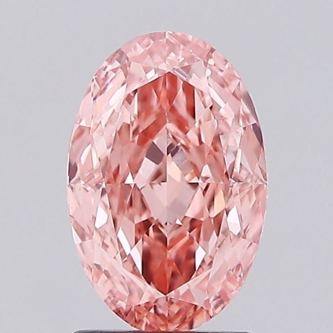 Loose Diamond - OVAL 2.03ct Fancy Vivid Pink VS1: Loose Diamond - OVAL 2.03ct Fancy Vivid Pink VS1 Source: This is a real non-mined Diamond that has been grown in a lab Shape: OVAL Carats: 2.03 Color: Fancy Vivid Pink Certification: IGI Video: