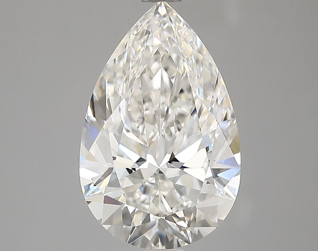 Loose Diamond - PEAR 2.6ct F VVS1: Loose Diamond - PEAR 2.6ct F VVS1 Source: This is a real non-mined Diamond that has been grown in a lab Shape: PEAR Carats: 2.6 Color: F Clarity: VVS1 Certification: IGI Video: