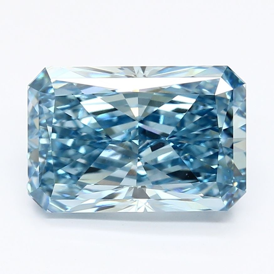 Loose Diamond - RADIANT 3.58ct Fancy Vivid Blue VVS2: Loose Diamond - RADIANT 3.58ct Fancy Vivid Blue VVS2 Source: This is a real non-mined Diamond that has been grown in a lab Shape: RADIANT Carats: 3.58 Color: Fancy Vivid Blue Certification: IGI Video: