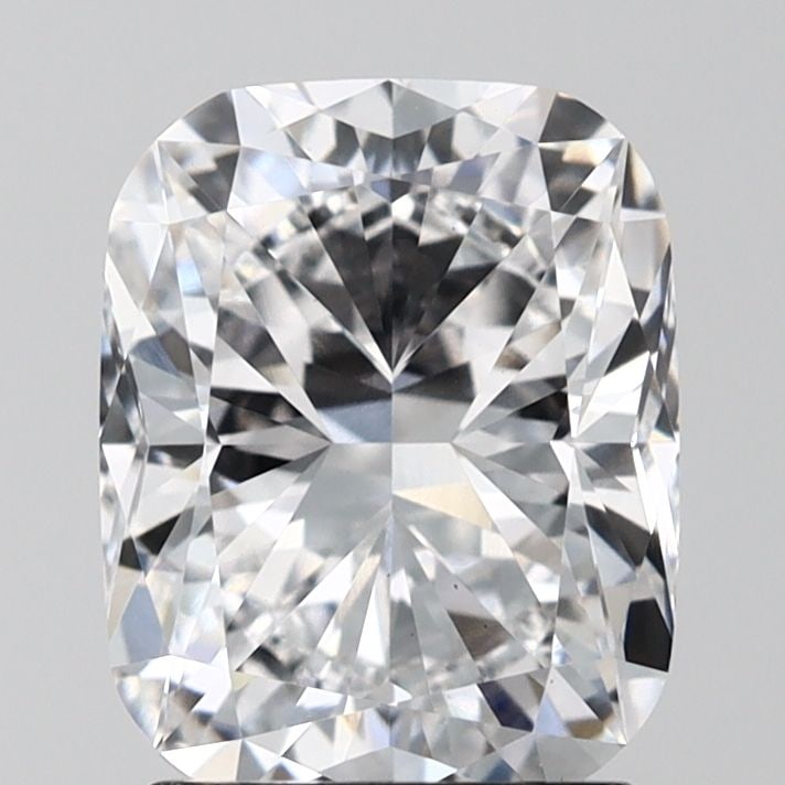 Loose Diamond - CUSHION MODIFIED 2.05ct D VS1: Loose Diamond - CUSHION MODIFIED 2.05ct D VS1 Source: This is a real non-mined Diamond that has been grown in a lab Shape: CUSHION MODIFIED Carats: 2.05 Color: D Clarity: VS1 Certification: IGI Video: