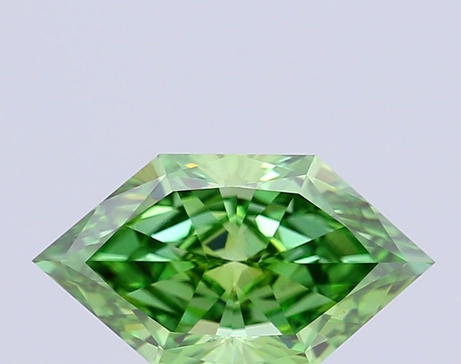 Loose Diamond - HEXAGONAL 3.02ct Fancy Vivid Green VVS2: Loose Diamond - HEXAGONAL 3.02ct Fancy Vivid Green VVS2 Source: This is a real non-mined Diamond that has been grown in a lab Shape: HEXAGONAL Carats: 3.02 Color: Fancy Vivid Green Certification: IGI 