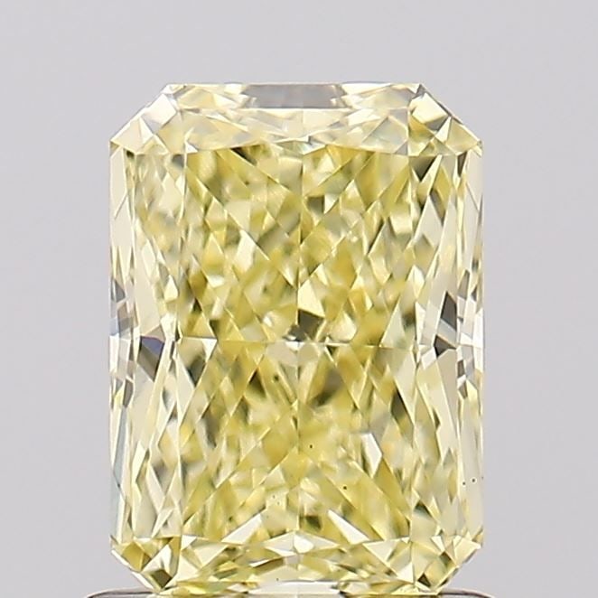 Loose Diamond - RADIANT 1.07ct Fancy Intense Yellow VS1: Loose Diamond - RADIANT 1.07ct Fancy Intense Yellow VS1 Source: This is a real non-mined Diamond that has been grown in a lab Shape: RADIANT Carats: 1.07 Color: Fancy Intense Yellow Certification: IGI
