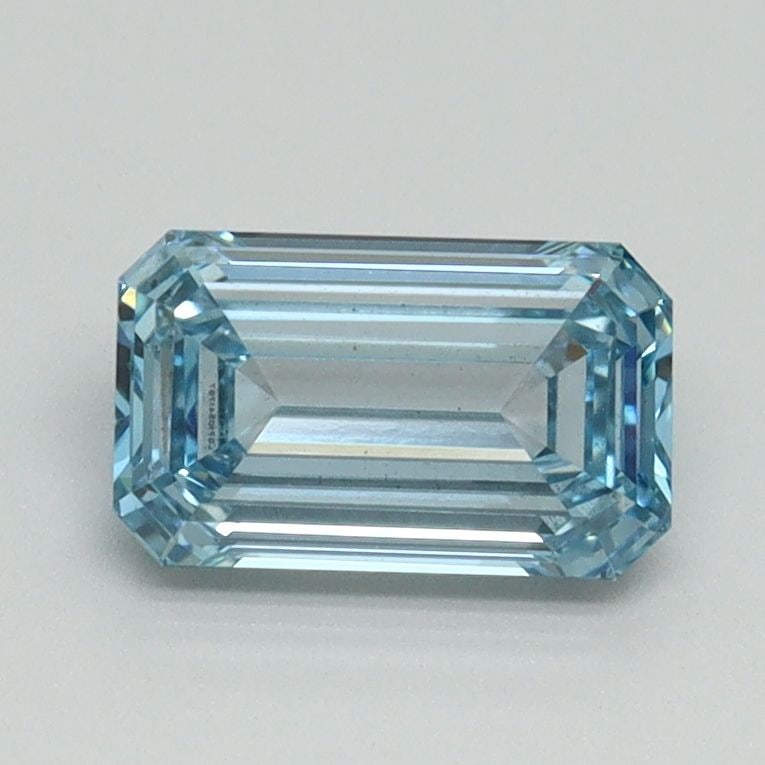 Loose Diamond - EMERALD 1.01ct Fancy Intense Blue VS2: Loose Diamond - EMERALD 1.01ct Fancy Intense Blue VS2 Source: This is a real non-mined Diamond that has been grown in a lab Shape: EMERALD Carats: 1.01 Color: Fancy Intense Blue Certification: IGI Vid