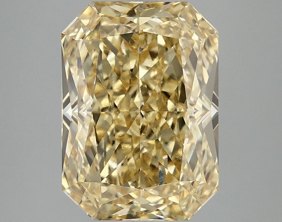 Loose Diamond - RADIANT 4.07ct Fancy Vivid Yellow VS1: Loose Diamond - RADIANT 4.07ct Fancy Vivid Yellow VS1 Source: This is a real non-mined Diamond that has been grown in a lab Shape: RADIANT Carats: 4.07 Color: Fancy Vivid Yellow Certification: IGI Vid