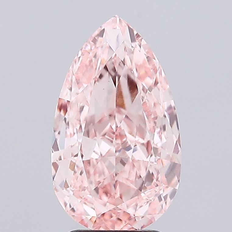 Loose Diamond - PEAR 4.01ct Fancy Vivid Pink VS1: Loose Diamond - PEAR 4.01ct Fancy Vivid Pink VS1 Source: This is a real non-mined Diamond that has been grown in a lab Shape: PEAR Carats: 4.01 Color: Fancy Vivid Pink Certification: IGI Video: