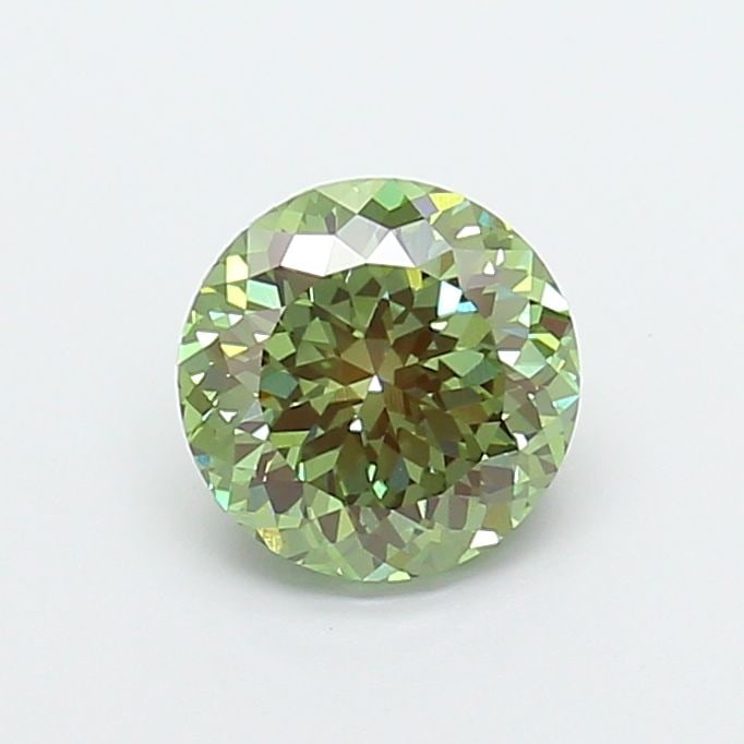 Loose Diamond - ROUND 2.02ct Fancy Vivid Green VS1: Loose Diamond - ROUND 2.02ct Fancy Vivid Green VS1 Source: This is a real non-mined Diamond that has been grown in a lab Shape: ROUND Carats: 2.02 Color: Fancy Vivid Green Certification: IGI Video: