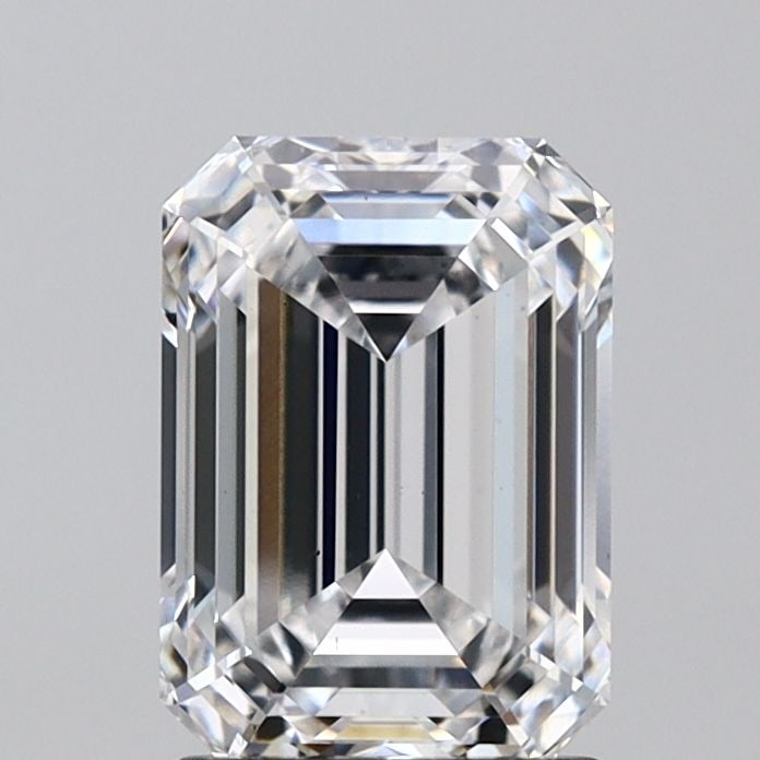 Loose Diamond - EMERALD 2.07ct D VS1: Loose Diamond - EMERALD 2.07ct D VS1 Source: This is a real non-mined Diamond that has been grown in a lab Shape: EMERALD Carats: 2.07 Color: D Clarity: VS1 Certification: IGI Video: