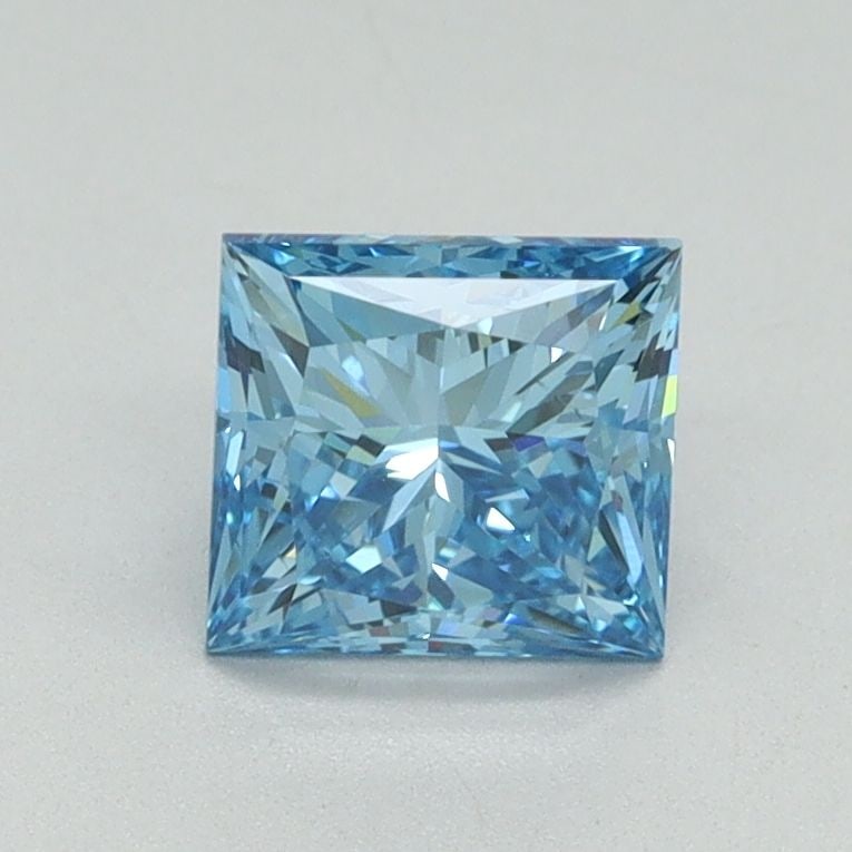 Loose Diamond - PRINCESS 1.03ct Fancy Vivid Blue VS2: Loose Diamond - PRINCESS 1.03ct Fancy Vivid Blue VS2 Source: This is a real non-mined Diamond that has been grown in a lab Shape: PRINCESS Carats: 1.03 Color: Fancy Vivid Blue Certification: IGI Video