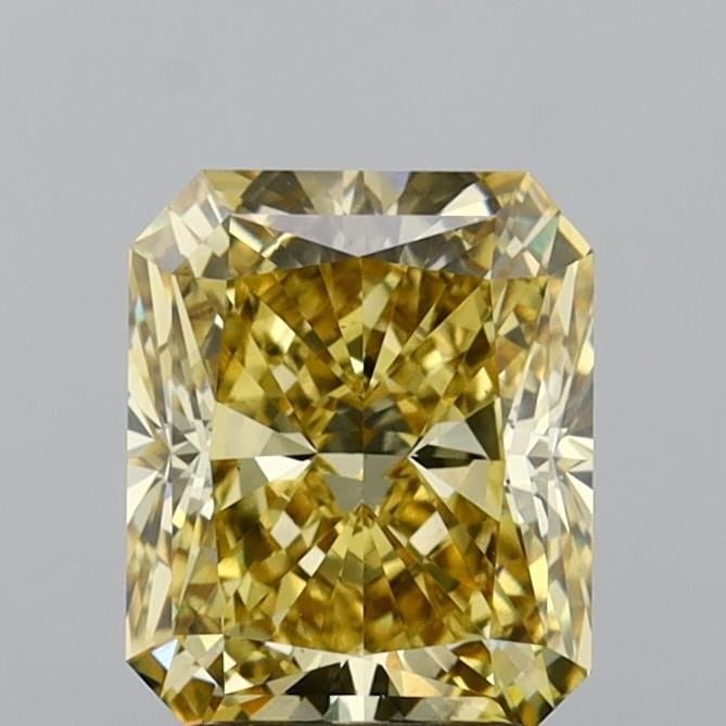 Loose Diamond - RADIANT 2.55ct Fancy Intense Yellow VS1: Loose Diamond - RADIANT 2.55ct Fancy Intense Yellow VS1 Source: This is a real non-mined Diamond that has been grown in a lab Shape: RADIANT Carats: 2.55 Color: Fancy Intense Yellow Certification: IGI