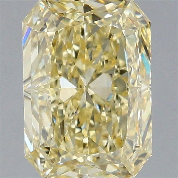 Loose Diamond - RADIANT 2.59ct Fancy Yellow VS1: Loose Diamond - RADIANT 2.59ct Fancy Yellow VS1 Source: This is a real non-mined Diamond that has been grown in a lab Shape: RADIANT Carats: 2.59 Color: Fancy Yellow Certification: IGI Video: