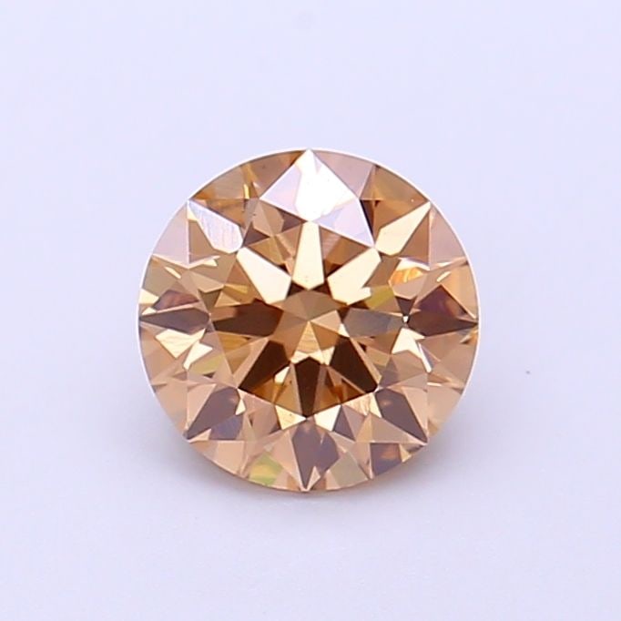 Ideal Loose Diamond - ROUND 1.09ct Fancy Light Brown VS2: Ideal Loose Diamond - ROUND 1.09ct Fancy Light Brown VS2 Source: This is a real non-mined Diamond that has been grown in a lab Shape: ROUND Carats: 1.09 Color: Fancy Light Brown Certification: IGI Vid