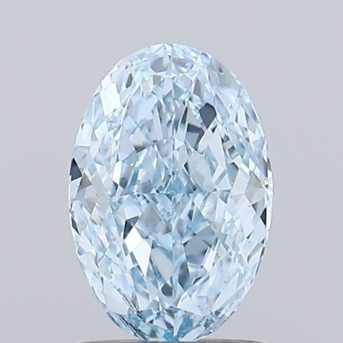 Loose Diamond - OVAL 0.91ct Fancy Intense Blue VS1: Loose Diamond - OVAL 0.91ct Fancy Intense Blue VS1 Source: This is a real non-mined Diamond that has been grown in a lab Shape: OVAL Carats: 0.91 Color: Fancy Intense Blue Certification: IGI Video: