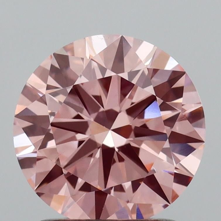 Loose Diamond - ROUND 1.53ct Fancy Intense Pink VS1: Loose Diamond - ROUND 1.53ct Fancy Intense Pink VS1 Source: This is a real non-mined Diamond that has been grown in a lab Shape: ROUND Carats: 1.53 Color: Fancy Intense Pink Certification: IGI Video: