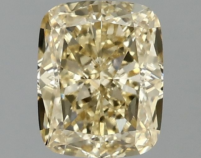 Loose Diamond - CUSHION MODIFIED 1.56ct Fancy Intense Yellow VVS2: Loose Diamond - CUSHION MODIFIED 1.56ct Fancy Intense Yellow VVS2 Source: This is a real non-mined Diamond that has been grown in a lab Shape: CUSHION MODIFIED Carats: 1.56 Color: Fancy Intense Yellow