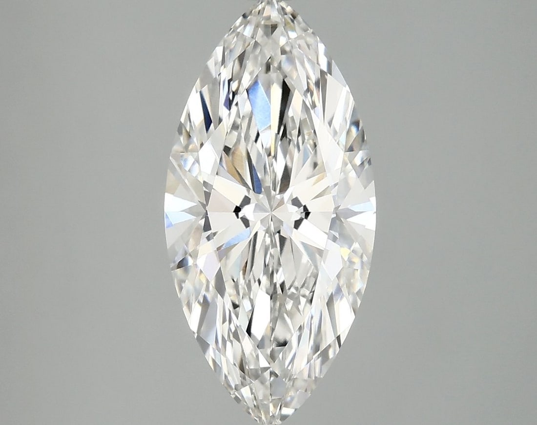 Loose Diamond - MARQUISE 2.59ct G VVS1: Loose Diamond - MARQUISE 2.59ct G VVS1 Source: This is a real non-mined Diamond that has been grown in a lab Shape: MARQUISE Carats: 2.59 Color: G Clarity: VVS1 Certification: IGI Video: