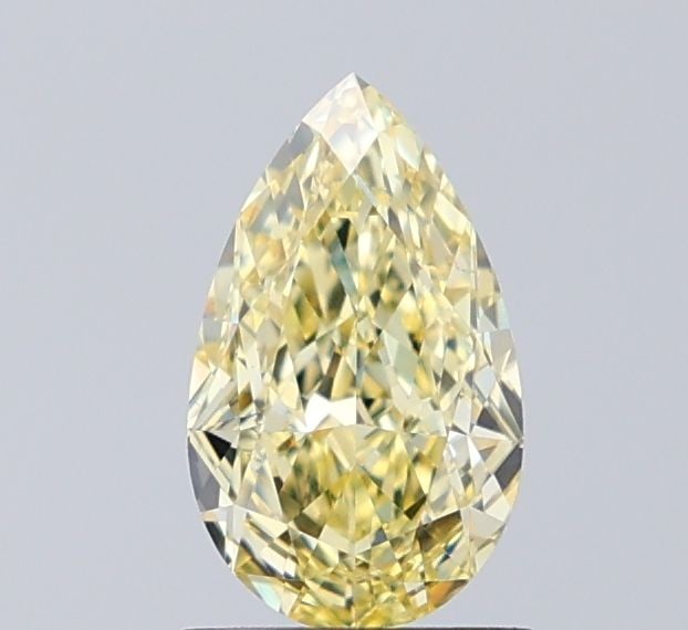 Loose Diamond - PEAR 1.02ct Fancy Yellow VS1: Loose Diamond - PEAR 1.02ct Fancy Yellow VS1 Source: This is a real non-mined Diamond that has been grown in a lab Shape: PEAR Carats: 1.02 Color: Fancy Yellow Certification: IGI Video: Video Link