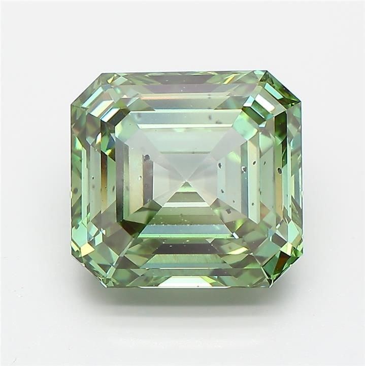 Loose Diamond - EMERALD 5.02ct Fancy Vivid Green SI1: Loose Diamond - EMERALD 5.02ct Fancy Vivid Green SI1 Source: This is a real non-mined Diamond that has been grown in a lab Shape: EMERALD Carats: 5.02 Color: Fancy Vivid Green Certification: IGI