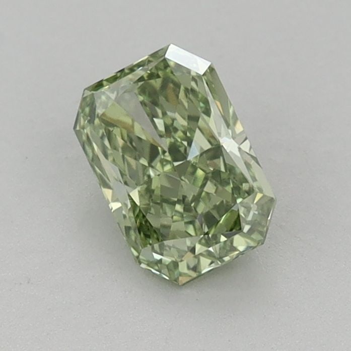 Loose Diamond - RADIANT 0.71ct Fancy Vivid Green VS1: Loose Diamond - RADIANT 0.71ct Fancy Vivid Green VS1 Source: This is a real non-mined Diamond that has been grown in a lab Shape: RADIANT Carats: 0.71 Color: Fancy Vivid Green Certification: IGI Video