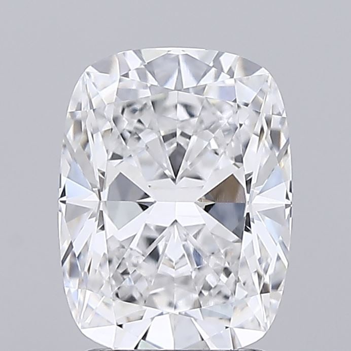 Loose Diamond - CUSHION BRILLIANT 2.33ct D VVS1: Loose Diamond - CUSHION BRILLIANT 2.33ct D VVS1 Source: This is a real non-mined Diamond that has been grown in a lab Shape: CUSHION BRILLIANT Carats: 2.33 Color: D Clarity: VVS1 Certification: GCAL V