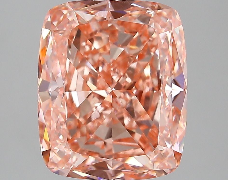 Loose Diamond - CUSHION MODIFIED 5.45ct Fancy Vivid Pink VVS2: Loose Diamond - CUSHION MODIFIED 5.45ct Fancy Vivid Pink VVS2 Source: This is a real non-mined Diamond that has been grown in a lab Shape: CUSHION MODIFIED Carats: 5.45 Color: Fancy Vivid Pink Certifi