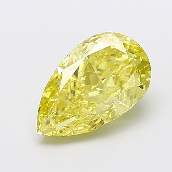Loose Diamond - PEAR 3.25ct Fancy Intense Yellow VVS2: Loose Diamond - PEAR 3.25ct Fancy Intense Yellow VVS2 Source: This is a real non-mined Diamond that has been grown in a lab Shape: PEAR Carats: 3.25 Color: Fancy Intense Yellow Certification: IGI Vide