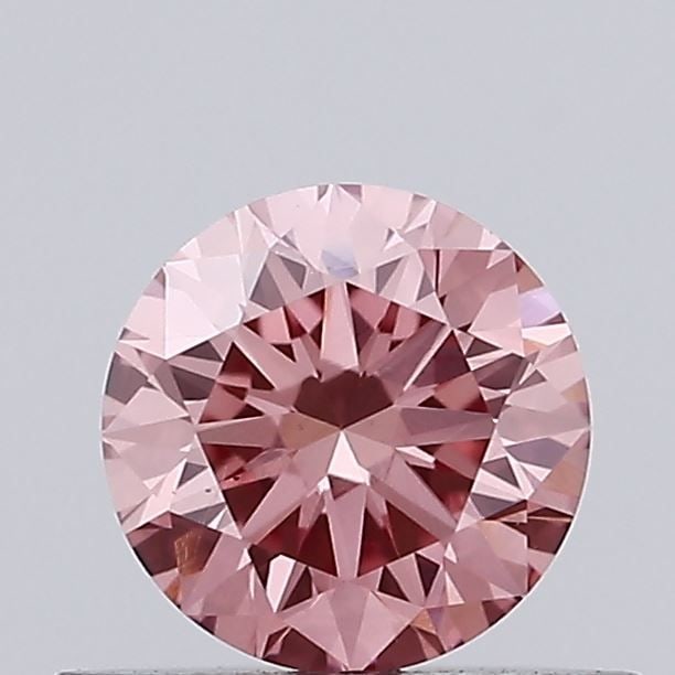 Loose Diamond - ROUND 0.46ct Fancy Vivid Pink VS2: Loose Diamond - ROUND 0.46ct Fancy Vivid Pink VS2 Source: This is a real non-mined Diamond that has been grown in a lab Shape: ROUND Carats: 0.46 Color: Fancy Vivid Pink Certification: NONE Video: