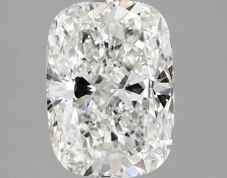 Loose Diamond - CUSHION MODIFIED 2.1ct F VS1: Loose Diamond - CUSHION MODIFIED 2.1ct F VS1 Source: This is a real non-mined Diamond that has been grown in a lab Shape: CUSHION MODIFIED Carats: 2.1 Color: F Clarity: VS1 Certification: IGI Video:
