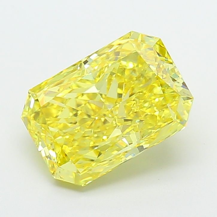 Loose Diamond - RADIANT 4.71ct Fancy Vivid Yellow VS2: Loose Diamond - RADIANT 4.71ct Fancy Vivid Yellow VS2 Source: This is a real non-mined Diamond that has been grown in a lab Shape: RADIANT Carats: 4.71 Color: Fancy Vivid Yellow Certification: IGI Vid