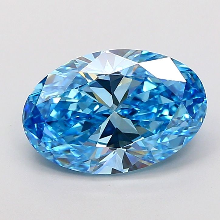 Loose Diamond - OVAL 3.07ct Fancy Vivid Blue VS1: Loose Diamond - OVAL 3.07ct Fancy Vivid Blue VS1 Source: This is a real non-mined Diamond that has been grown in a lab Shape: OVAL Carats: 3.07 Color: Fancy Vivid Blue Certification: IGI Video: