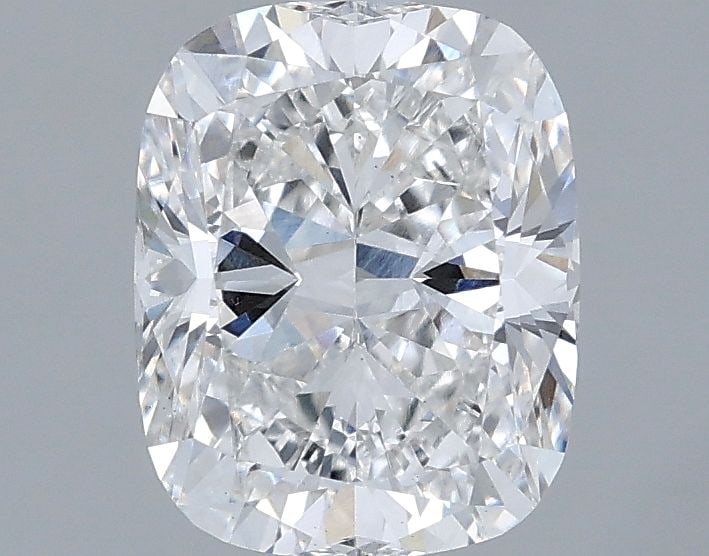 Loose Diamond - CUSHION MODIFIED 2.0ct E VVS2: Loose Diamond - CUSHION MODIFIED 2.0ct E VVS2 Source: This is a real non-mined Diamond that has been grown in a lab Shape: CUSHION MODIFIED Carats: 2.0 Color: E Clarity: VVS2 Certification: IGI Video: