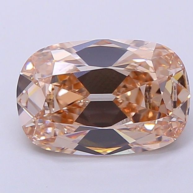 Loose Diamond - CUSHION 2.03ct Very Light Brown VVS2: Loose Diamond - CUSHION 2.03ct Very Light Brown VVS2 Source: This is a real non-mined Diamond that has been grown in a lab Shape: CUSHION Carats: 2.03 Color: Very Light Brown Certification: IGI Video: