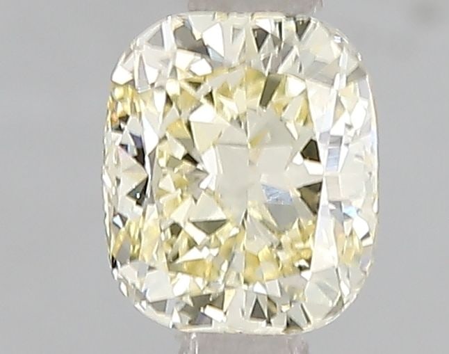Loose Diamond - CUSHION BRILLIANT 1.01ct Fancy Light Yellow VS2: Loose Diamond - CUSHION BRILLIANT 1.01ct Fancy Light Yellow VS2 Source: This is a real non-mined Diamond that has been grown in a lab Shape: CUSHION BRILLIANT Carats: 1.01 Color: Fancy Light Yellow Ce