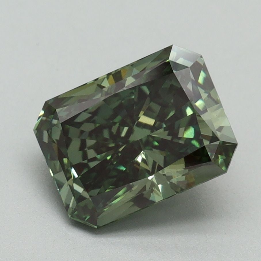 Loose Diamond - RADIANT 2.11ct Fancy Vivid Green VS1 (1 of 1)