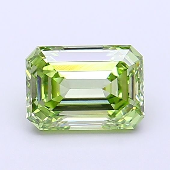 Loose Diamond - EMERALD 1.07ct Fancy Vivid Green VVS2: Loose Diamond - EMERALD 1.07ct Fancy Vivid Green VVS2 Source: This is a real non-mined Diamond that has been grown in a lab Shape: EMERALD Carats: 1.07 Color: Fancy Vivid Green Certification: NONE