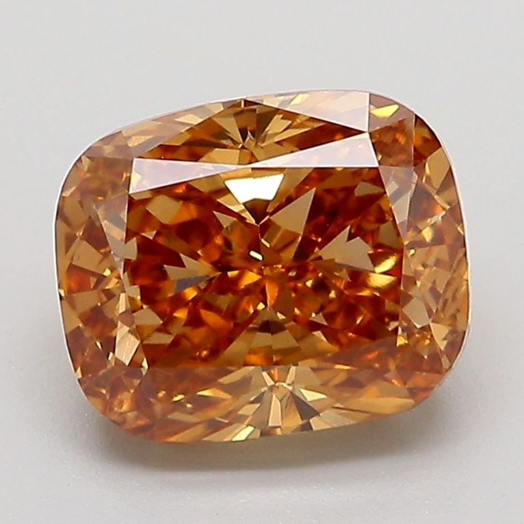 Loose Diamond - CUSHION MODIFIED 2.49ct Fancy Light Yellowish Brown VS1: Loose Diamond - CUSHION MODIFIED 2.49ct Fancy Light Yellowish Brown VS1 Source: This is a real non-mined Diamond that has been grown in a lab Shape: CUSHION MODIFIED Carats: 2.49 Color: Fancy Light Ye