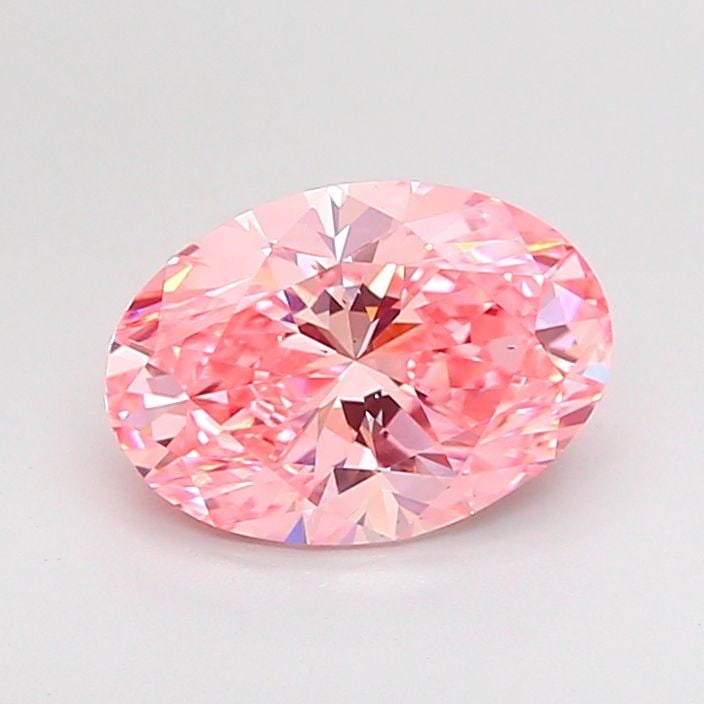 Loose Diamond - OVAL 2.02ct Fancy Vivid Pink VS2: Loose Diamond - OVAL 2.02ct Fancy Vivid Pink VS2 Source: This is a real non-mined Diamond that has been grown in a lab Shape: OVAL Carats: 2.02 Color: Fancy Vivid Pink Certification: IGI Video:
