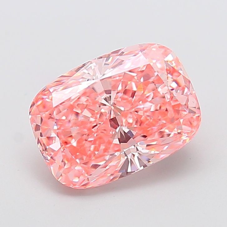 Loose Diamond - CUSHION MODIFIED 4.05ct Fancy Vivid Pink VS1: Loose Diamond - CUSHION MODIFIED 4.05ct Fancy Vivid Pink VS1 Source: This is a real non-mined Diamond that has been grown in a lab Shape: CUSHION MODIFIED Carats: 4.05 Color: Fancy Vivid Pink Certific
