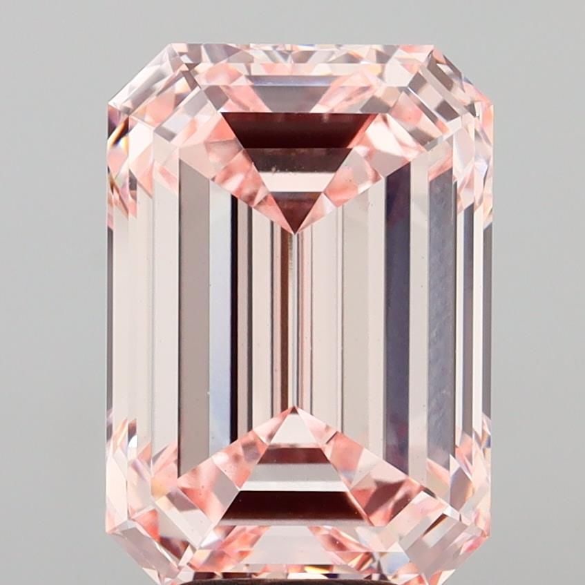 Loose Diamond - EMERALD 7.05ct Fancy Intense Pink VS1: Loose Diamond - EMERALD 7.05ct Fancy Intense Pink VS1 Source: This is a real non-mined Diamond that has been grown in a lab Shape: EMERALD Carats: 7.05 Color: Fancy Intense Pink Certification: IGI Vid