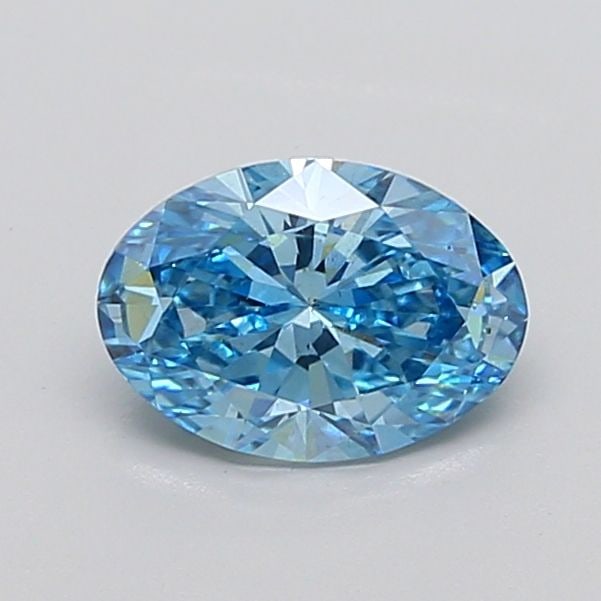 Loose Diamond - OVAL 1.53ct Fancy Vivid Blue VS2: Loose Diamond - OVAL 1.53ct Fancy Vivid Blue VS2 Source: This is a real non-mined Diamond that has been grown in a lab Shape: OVAL Carats: 1.53 Color: Fancy Vivid Blue Certification: IGI Video: Video